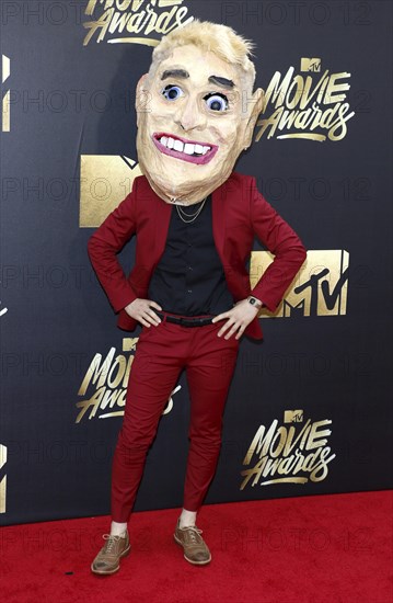 Mike Posner at the 2016 MTV Movie Awards held at the Warner Bros. Studios in Burbank, USA on April 9, 2016