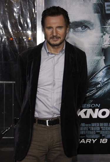 Liam Neeson at the Los Angeles premiere of 'Unknown' held at the Mann Village Theatre in Westwood on February 16, 2011., Westwood