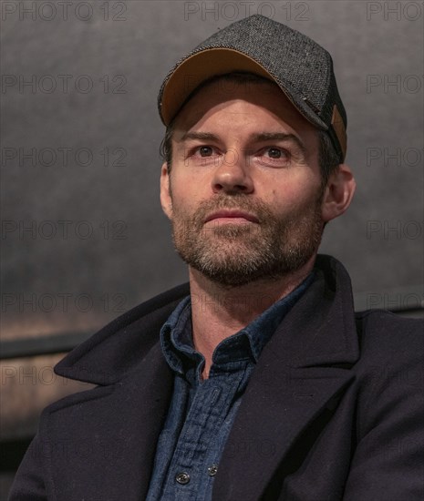 DORTMUND, GERMANY, December 8th 2019: Daniel Gillies (*1976, Canadian-born New Zealand actor, The Vampire Diaries, The Originals) talks about his experiences in the movie industry at German Comic Con Dortmund