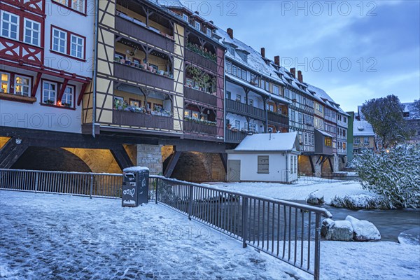 Krämerbrücke in Erfurt, Thuringia, Germany, Europe