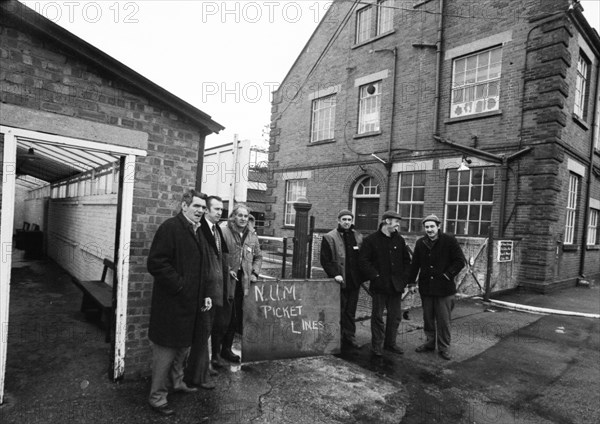 The Strike Action of the Miners' Strike and Their Everyday Life from 11-15 February 1974 in Coventry, South Wales and Deal, GBR, Great Britain