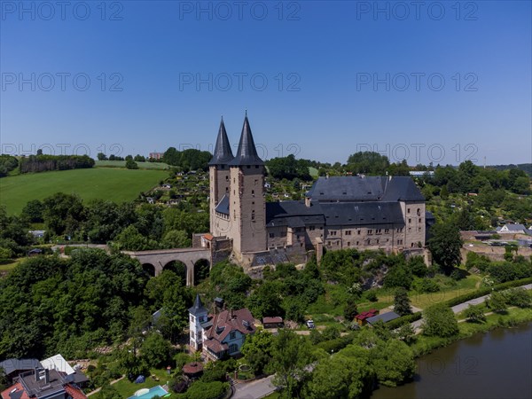 Rochlitz Castle with St. Peter's Church