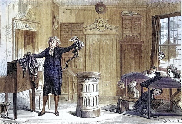 Theatre de lAmbigu comique, theatre performance, Le Crime de Faverne by Theodore Barriere and Leon Beauvallet