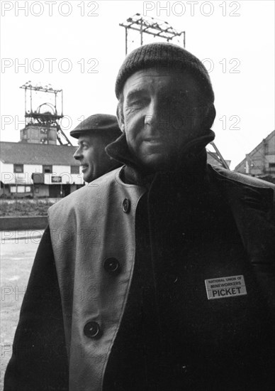 The Strike Action of the Miners' Strike and Their Everyday Life from 11-15 February 1974 in Coventry, South Wales and Deal, GBR, Great Britain