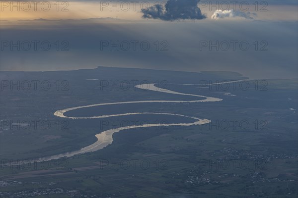 Aerial of Viti Levu, Fiji, South Pacific, Oceania