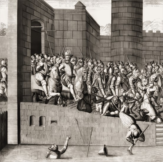 Entry of King Henry IV into Paris on March 22, 1594