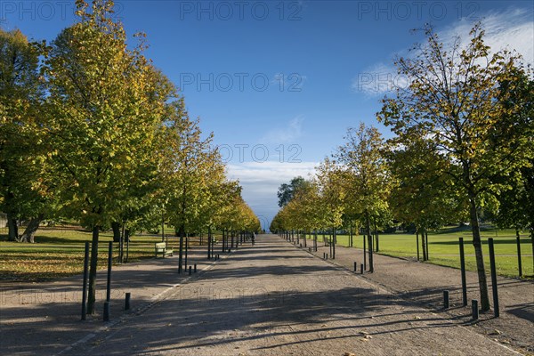 Kaivopuisto city urban park in helsinki finland on sunny day