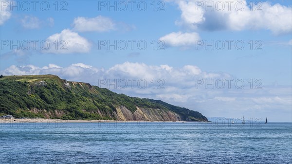Haven Cliffs Naturist Beach, Jurassic Coast, Seaton, Devon, England, United Kingdom, Europe