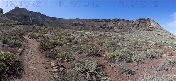 La Corona volcanic crater, Lanzarote, Ye, Canary Islands, Spain, Europe