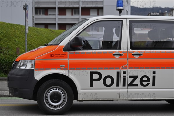 Police car Zurich city police, Switzerland, Europe