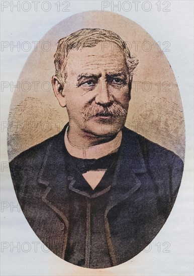 Antonio De Trueba, 1821-1888, Spanish writer, illustration from the book The Masterpiece Library of Short Stories, Historical, digitally restored reproduction from a 19th century original, Record date not stated