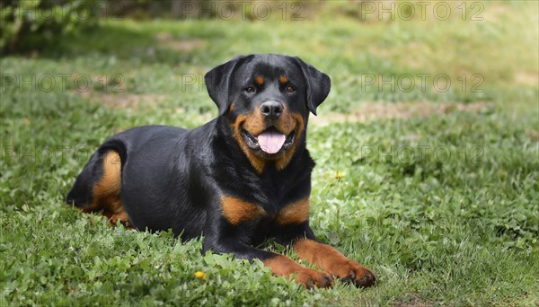 Pets, dog, Rottweiler, AI-generated, AI generated