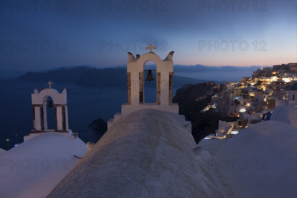 Village of Oia, Santorini Cyclades islands, Greece, Europe