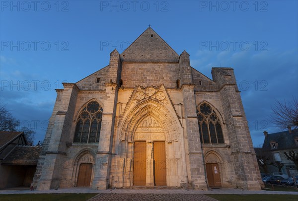 Saint Sulpice de favieres church, Essonne, France, Europe