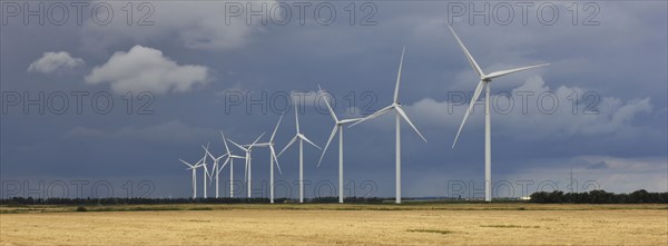 Wind farm test centre near Thisted, Denmark, Europe