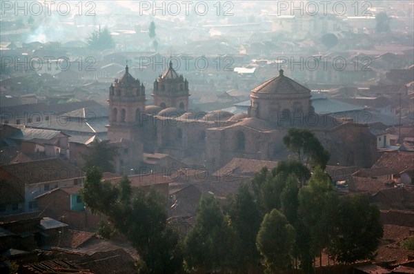 Morning Mist in Cusco, Peru, South America