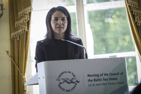 Press conference with Annalena Bärbock (Alliance 90/The Greens), Federal Foreign Minister, at the meeting of foreign ministers of the member states of the Council of the Baltic Sea States.