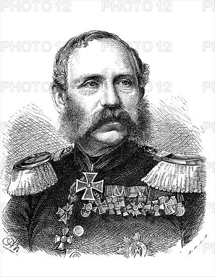 Albert of Saxony, 23 April 1828, 19 June 1902, from the House of Albertine Wettin was King of Saxony from 1873 until his death, Historical, digital reproduction of an original from the 19th century