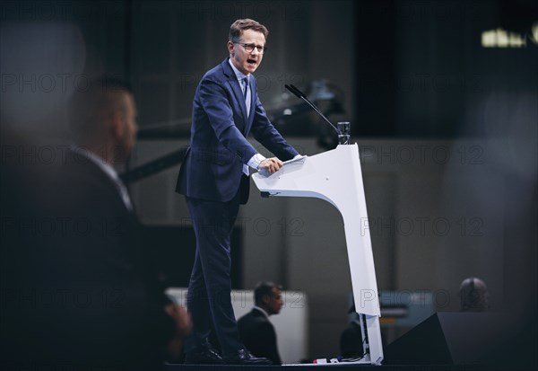 Carsten Linnemann, Deputy Chairman of the CDU, recorded at the CDU Germany 2024 party conference in Berlin, 6 May 2024