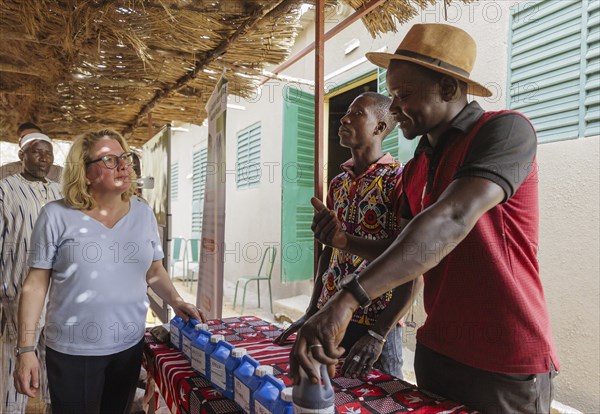 Svenja Schulze (SPD), Federal Minister for Economic Cooperation and Development visits the agroecological training centre Centre Beo-Noree in Beo-Noree, 04.03.2024.photographed on behalf of the Federal Ministry for Economic Cooperation and Development
