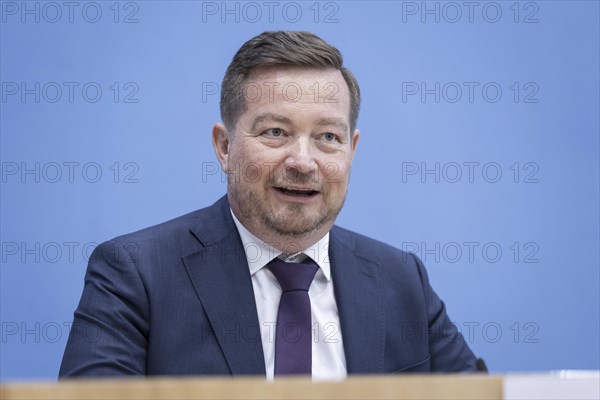 Uli Grötsch, Federal Police Commissioner to the German Bundestag, recorded during the presentation of the Police Commissioner's report at the Federal Press Conference in Berlin, 27 June 2024