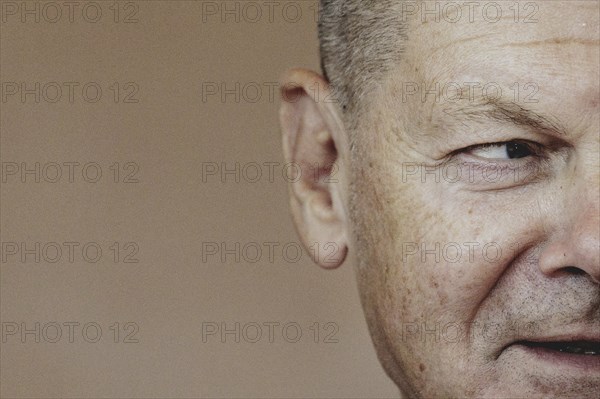 Olaf Scholz (SPD), Federal Chancellor, recorded during the weekly cabinet meeting in Berlin, 21/08/2024