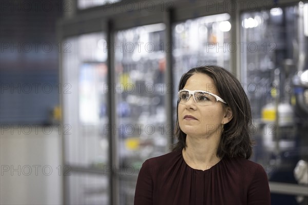 Annalena Bärbock (Bündnis 90 Die Grünen), Federal Minister for Foreign Affairs, taken during a visit to BASF headquarters in Ludwigshafen, 19.07.2023., Ludwigshafen, Germany, Europe