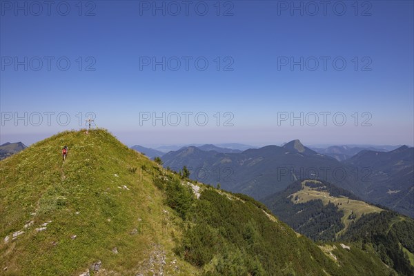 Mountain landscape, summit massif of the Regenspitz, Osterhorn group, Salzkammergut, province of Salzburg, Austria, Europe
