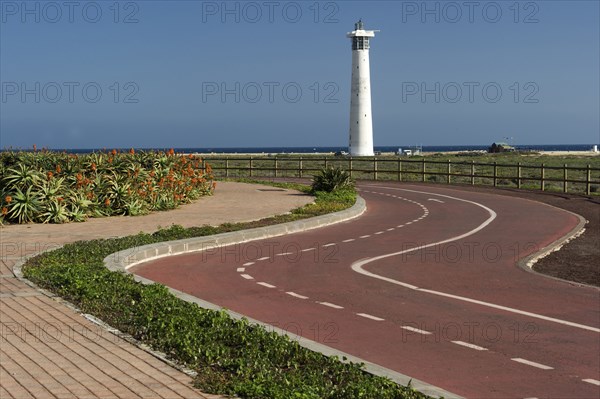 Fuerteventura, Canary Islands, Lighthouse in Morro Jable, Jandia, Faro de Jandia, Spain, Europe