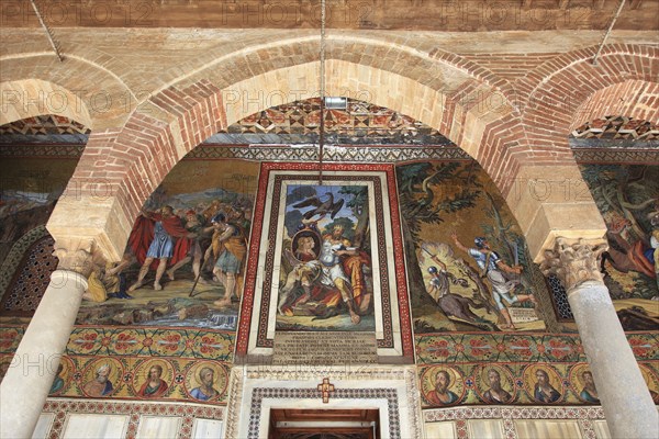 City of Palermo, Palazzo Reale, Royal Palace, also called Palazzo dei Normanni or Norman Palace, in the Cappella Palatina, UNESCO World Heritage Site, Sicily, Italy, Europe