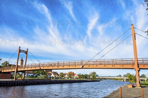 Peene Gate Bridge Anklam, Mecklenburg-Western Pomerania, Germany, Europe