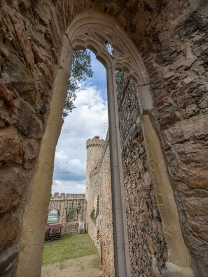 Auerbach Castle on the Bergstrasse, castle ruins, Bensheim, Hesse, Germany, Europe