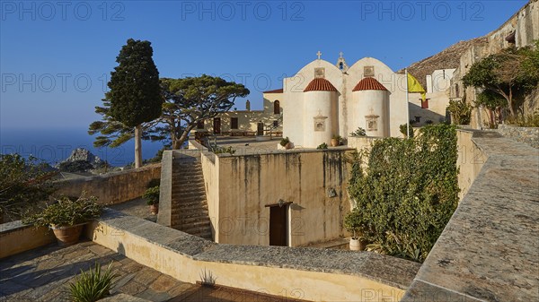 Interior, Chapel, Preveli, Orthodox Monastery, South Coast, Rethimnon Province, Crete, Greece, Europe