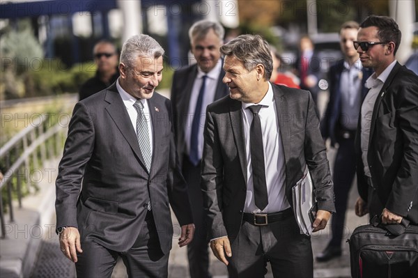 Trip by Federal Minister of Economics and Vice-Chancellor Robert Habeck to Ankara from 25-27 October 2023 Meeting with Trade Minister vñmer Bolat, Ankara, Turkey, Asia