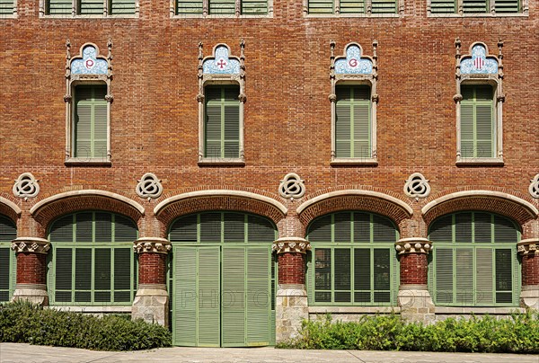 Historic hospital complex of the Hospital de la Santa Creu i Sant Pau, Barcelona, Catalonia, Spain, Europe
