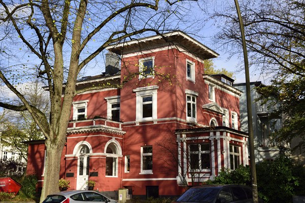 Europe, Germany, Hamburg, Rotherbaum, architecture, facade residential building, Gründerjahre, Hamburg, Hamburg, Federal Republic of Germany, Europe