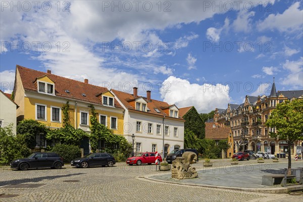 Listed Wieck House in Loschwitz, Friedrich-Wieck-Straße 10, Dresden Loschwitz, Dresden, Saxony, Germany, Europe