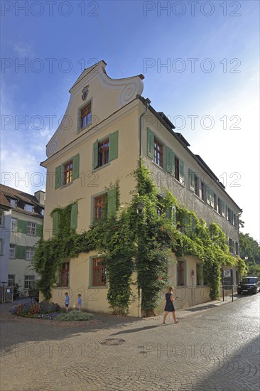JUFA Hotel mit Schweifgiebel, Meersburg, Obersee, Lake Constance, Lake Constance region, Baden-Württemberg, Germany, Europe