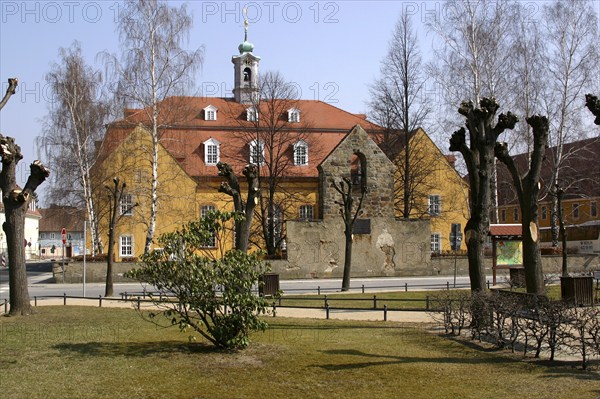 Herrnhut is a rural town in the Saxon district of Görlitz in Upper Lusatia. Centrally located between the towns of Löbau and Zittau, it is known as the founding town of the Moravian Church, for the production of the Herrnhut Stars and for its international missionary work