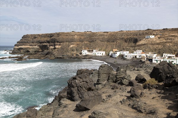 Fishing village of Los Molinos, west coast of Fuerteventura, Canary Islands, Spain, Europe