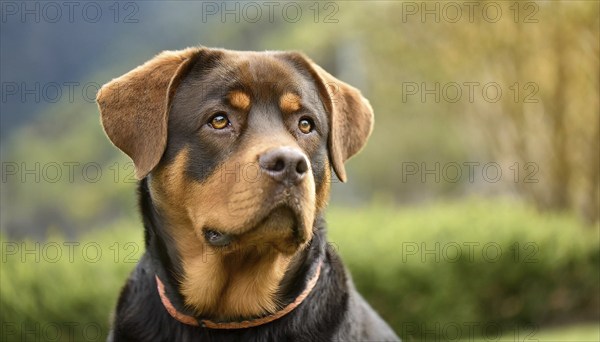 Pets, dog, Rottweiler, AI-generated, AI generated