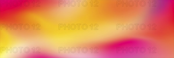 Abstract gradient blur with shades of orange, yellow and red, creating a smooth and calming atmosphere, AI generated