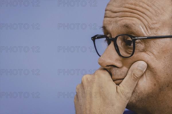 Friedrich Merz, CDU party chairman, at the Federal Press Conference on the consequences of Solingen. Berlin, 27.08.2024