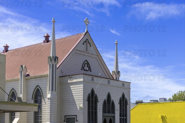 New Zealand, Napier churches in Art Deco city center, Oceania