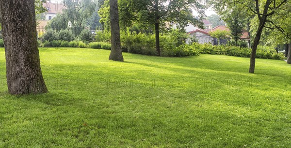 Bernardine Gardens park in the center of Vilnius, Lithuania, Europe