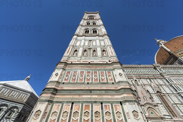 Cathedral of Santa Maria del Fiore, Duomo, building, architecture, history, culture, architecture, art, tourism, city trip, blue sky, Florence, Tuscany, Italy, Europe