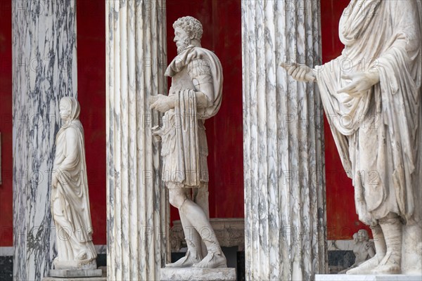 Collection of ancient sculptures, Ny Carlsberg Glyptotek or New Carlsberg Glyptothek, Art Museum of Sculpture and Painting, Copenhagen, Denmark, Europe