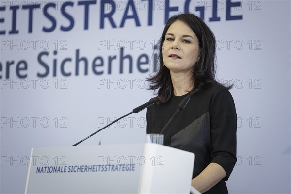 Annalena Bärbock (Alliance 90/The Greens), Federal Foreign Minister, recorded at the event to mark the first anniversary of the National Security Strategy at the Federal Academy for Security Policy in Berlin, 1 July 2024