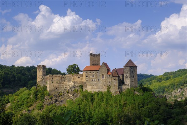 Hardegg Castle, Hardegg, Thaya Valley, Thaya Valley, Weinviertel, Lower Austria, Austria, Europe