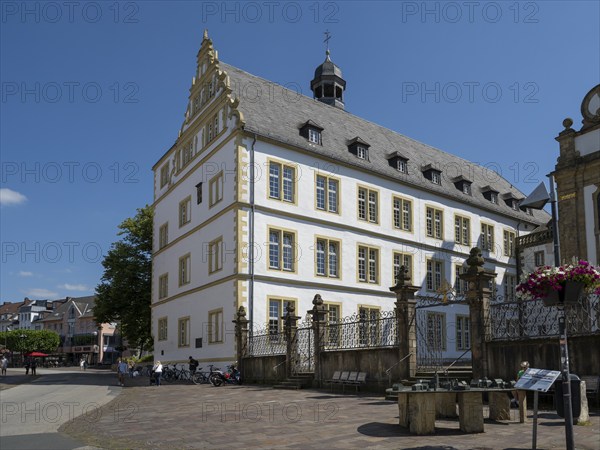 Theological faculty, grammar school, Renaissance style, Paderborn, Westphalia, North Rhine-Westphalia, Germany, Europe